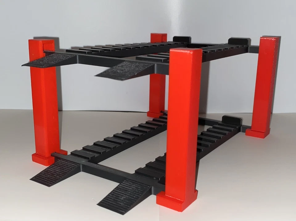 1:24 Scale Diecast 4 Post Lift Display 2 tier - Image 3 of 4