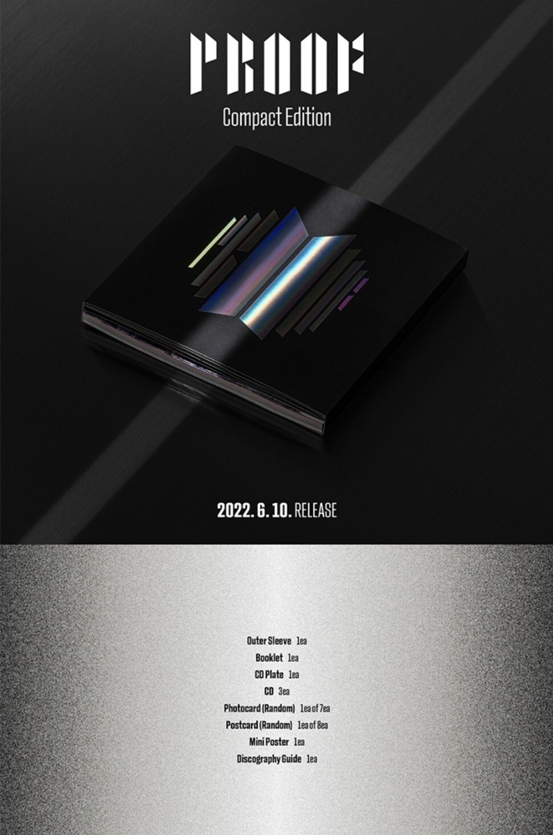 BTS PROOF Set Standard Edition +Compact Edition | eBay