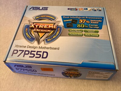Asus P7P55D ATX Sockel 1156 Intel P55 DDR3 SATA-300 PCIe 2.0 x16 RJ45 eSATA