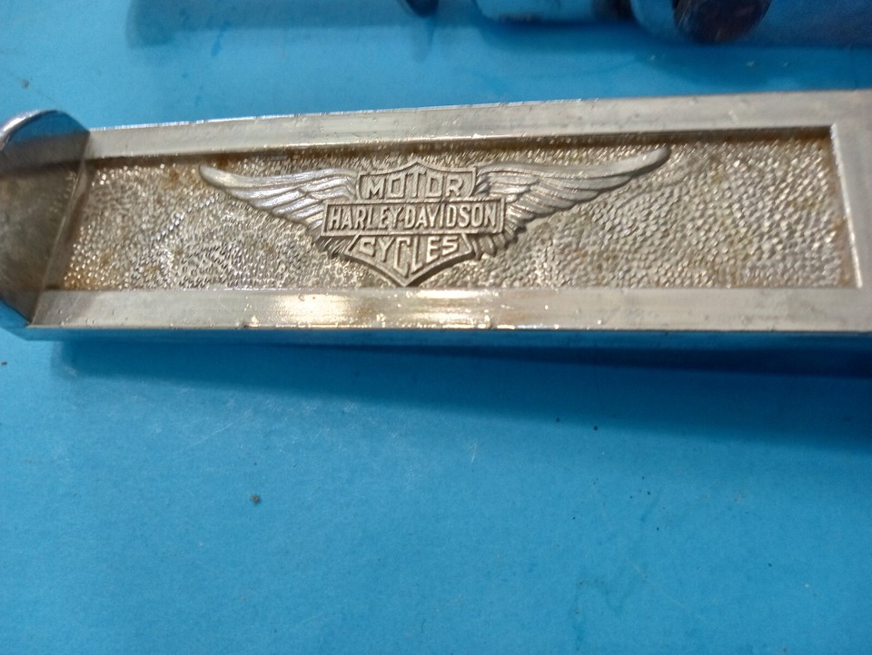 CHOPPER TCME VINTAGE WINGED BAR AND SHIELD FOOTPEGS !! eBay