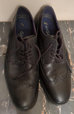 Cole Haan Mens Original Grand Wing Tip Oxford Shoes US 11 M Black Leather NWOB Cole Haan Men main image 3