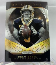 Drew Brees 2020 Panini Prizm Football Brilliance Insert New Orleans Saints NFL