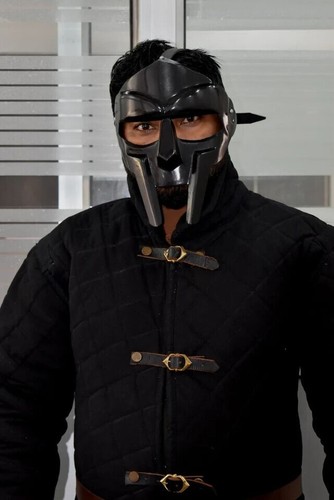 MF DOOM Face mask Halloween Doom mask Wearable Mask Party Mask Devil Mask Gift - Picture 4 of 5