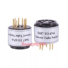 1PC 5687 TO 6N6 5687 to 6922 Vacuum Tube socket Convert Adapter HIFI Diy parts