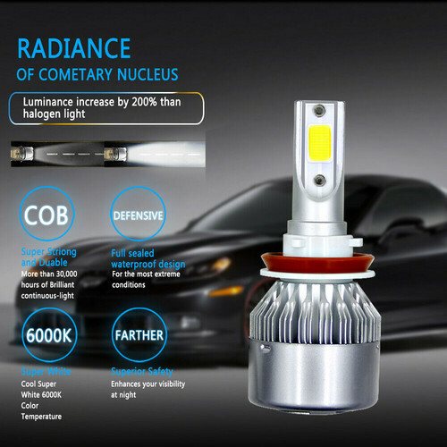 For Cadillac CTS CT-S 2008-2014 Combo 8000K LED Headlight Bulbs High Low Beam 4X - Photo 9/10