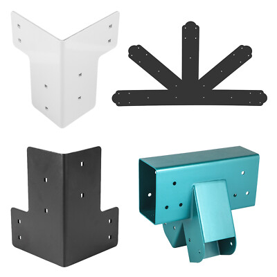 Kit De Connecteurs Verts Pour Balançoire En Bois 9x9 Cm – Acier épais 2 Mm, Angle Poteau 60°, Angle Traverse 90°