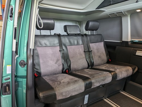 CALIFORNIA-CAMPING Seat Covers VW T6.1/T6/T5 California Beach 3 Seat Rear Bench - Picture 4 of 19
