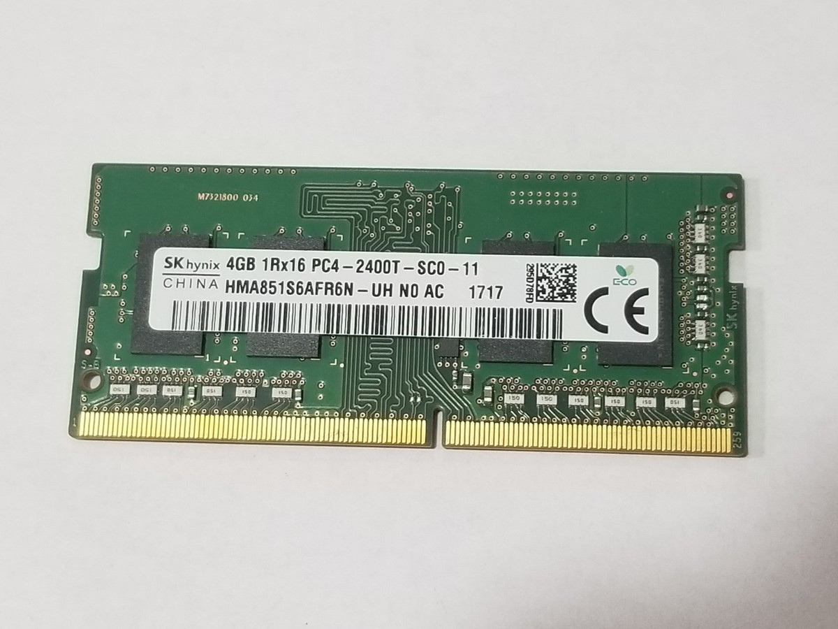 SK hynix 4GB PC4-2400T メモリ HMA851S6AFR6N ノートPC用メモリ 4GB SK hynix PC4-2400T HMA851S6AFR6N-UH｜Yahoo