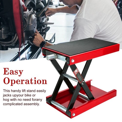 Motorcycle Scissor Lift Stand 500KG 1100lb Load Motorbike Working Bench ATV Jack - Picture 6 of 22