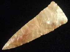 Exceptionally Fine 3 1/16inch Kentucky Fort Ancient Knife Jackson COA Arrowheads