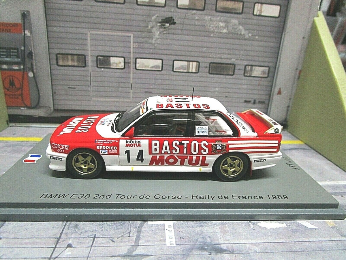 BMW M3 E30 Rallye 1989 Rallye Tour de Corse #14 Chatriot Bastos 