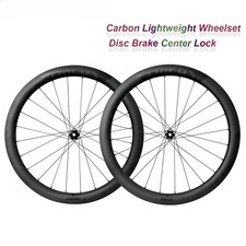 Set ruote bici corsa strada carbonio freno a disco 700c 24H blocco centrale mozzo Alex Thru
