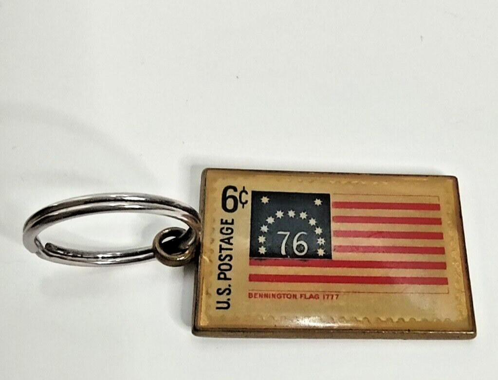 American Anthem· AOR·シール帯 Vintage Antaya .6 CENT Encased U.S. Stamp Bennington Flag