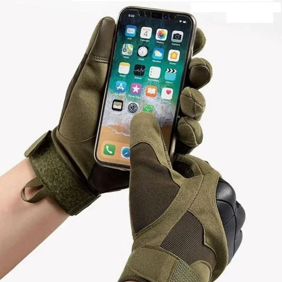 Gants de Moto Homme Femme Tactile Protection Respirants Étanches Été Hiver NEUF - Photo 4/4