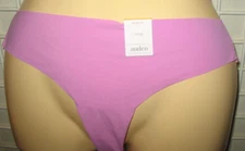 AUDEN - NEW - M (8-10) - MAUVE - STRETCH LACE BACK - THONG PANTY