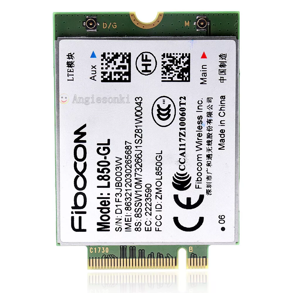 Fibocom L850-GL CAT9 WWAN 4G LTE Module For Thinkpad T480 T480S 