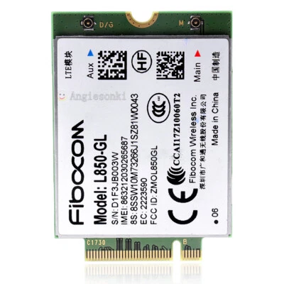 For Thinkpad T480 T480S T490 T495S T590 Fibocom L850-GL CAT9 WWAN 4G LTE Module - Image 1 of 4
