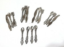 Dollhouse Miniature 1:12 Scale 16pc Silverware Set - FAST US SHIPPER