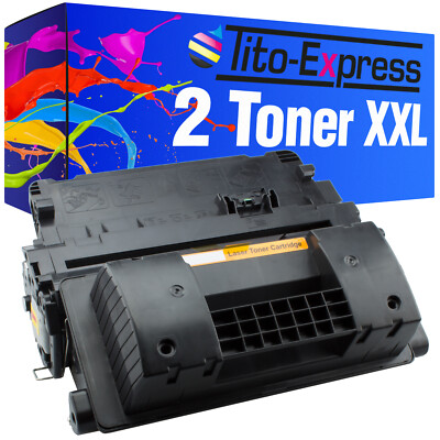 2x Toner PlatinumSerie für HP CF281X 81X LaserJet M 630 Z M 605 DNM M 605 XM M 6