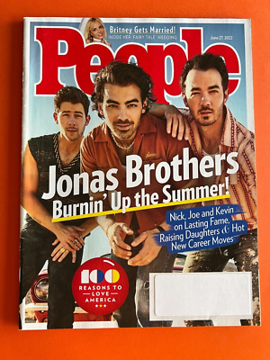 NICK JOE KEVIN JONAS BROTHERS June 27 2022 PEOPLE MAGAZINE Britney