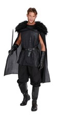 Dreamgirl King of Thrones Snow Warrior Game Adult Mens Halloween Costume 11593
