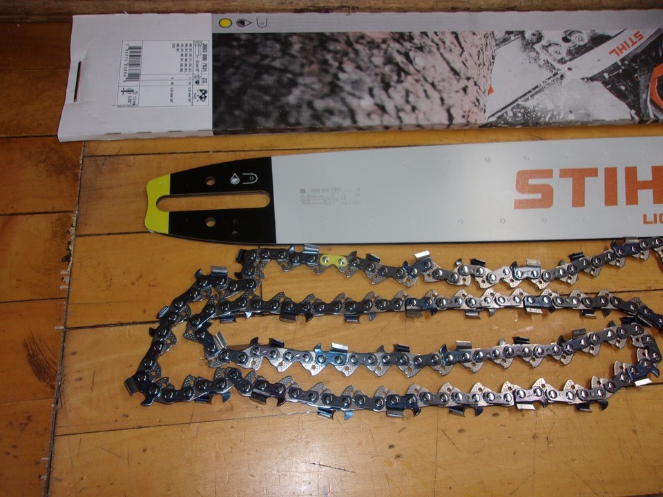 Stihl OEM 25" Guide Bar 3/8" .050" 84DL 3003-000-7831 Chain 33RS GL ...