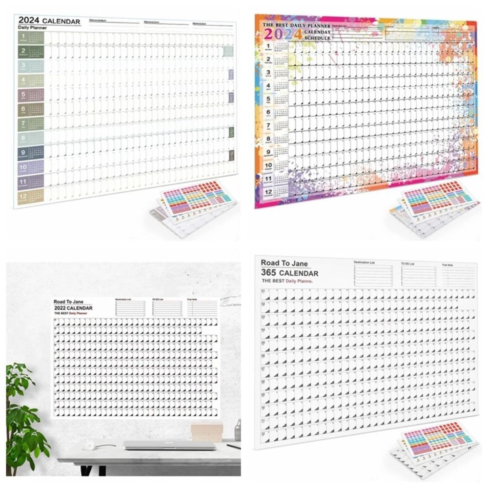 To Do List 2024 Wall Calendar Planner Yearly Weekly Annual