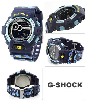 時計 G-SHOCK GLS-8900CM-2JF Casio G-Shock G-LIDE Camouflage Pattern Men's Watch GLS