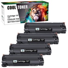 4PK CRG 137 Toner For Canon 137 Toner Cartridge MF236n MF216n MF232w MF237w D570