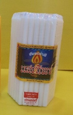 51 Sticks 1 Pack Candles White For Worship Buddha Thai Lighting Illuminated New