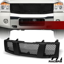For 2004-2007 Nissan Titanarmada Matte Blk Mesh Front Hood Bumper Grille Guard For 2004-2007 Nissan Titanarmada Matte Blk Mesh Front Hood Bumper Grille Guard