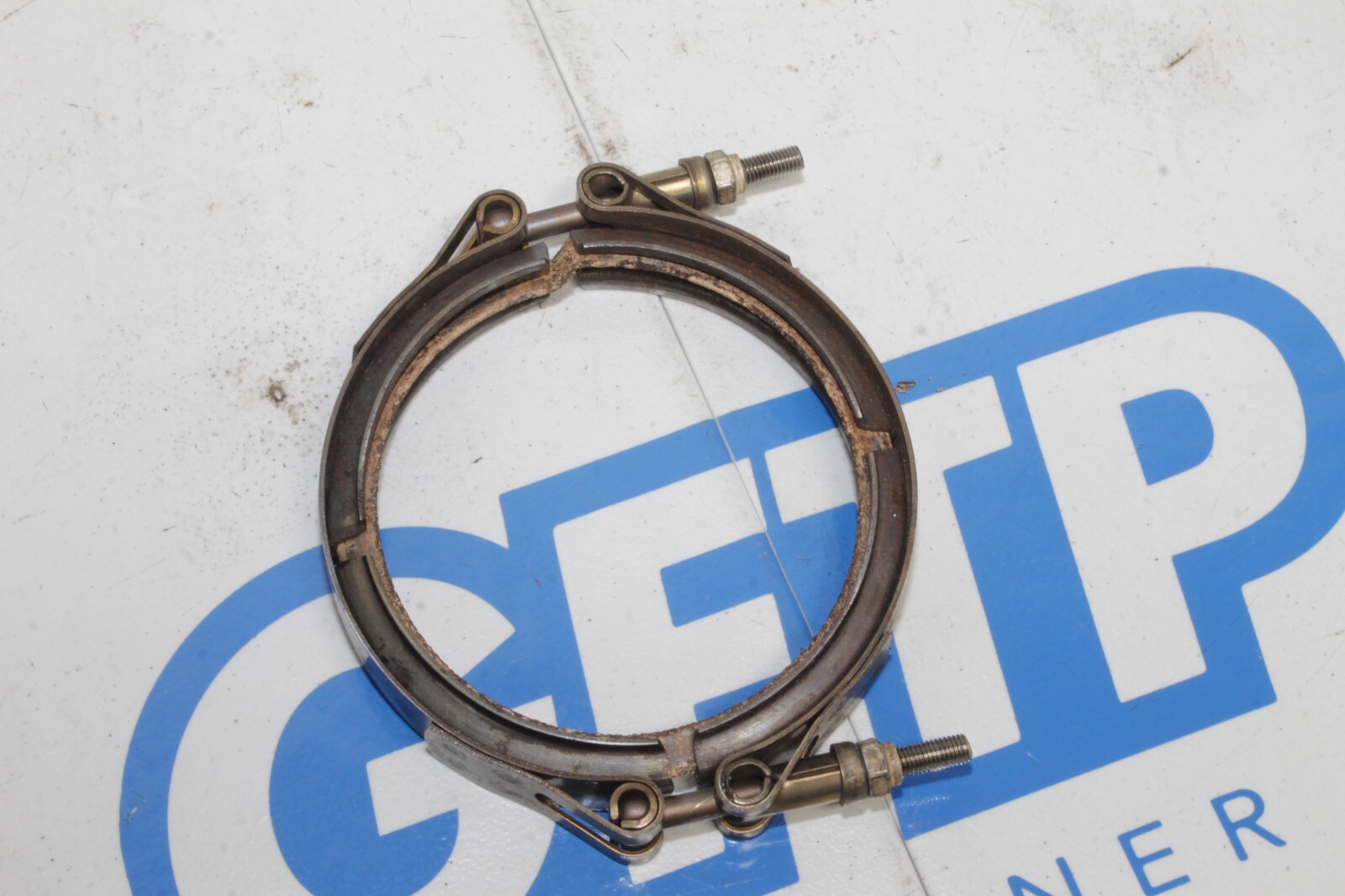 12-14 MCLAREN MP4-12C 12C 570 OEM LH LEFT EXHAUST MANIFOLD CLAMP SEAL 11H0268CP