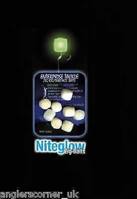 Enterprise Nite Glow Zig Rig - Neon Green & Blue Mixed / Artificial Bait