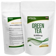 Green Tea | 8,000mg  Capsules | Powerful Formula | Best Value on Ebay