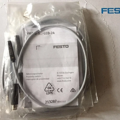 One New Festo SME-8-S-LED-24 150857 Magnetic Switch Sensor Fast Shipping - Picture 2 of 4