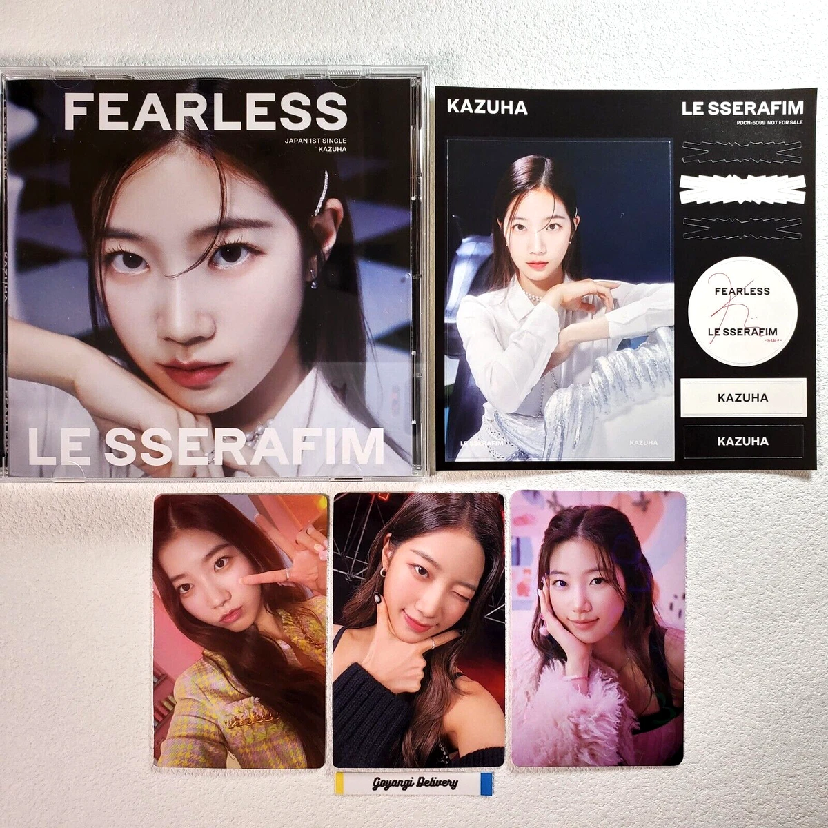 誠実 SSERAFIM LE カズハ FEARLESS ラキドロ weverse K-POP/アジア