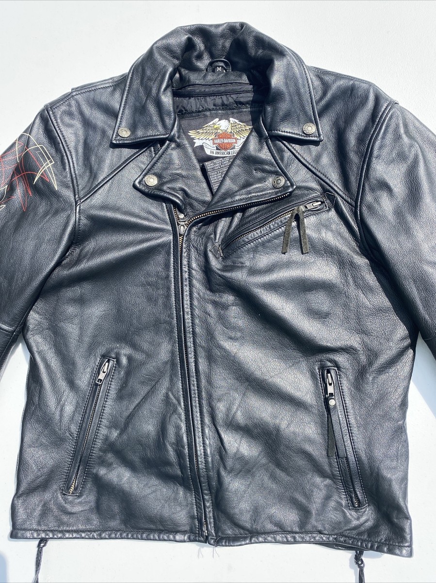 Harley Davidson Crosswinds Custom Speed Leather Jacket Men's