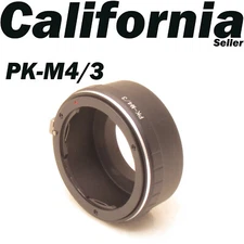 Pentax PK K lens to Micro 4/3 M4/3 M 4/3 Adapter EP-1 GF1 G1 GH1 GF2 3 G2 G1 GX7