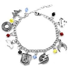 justice league super hero charm bracelete