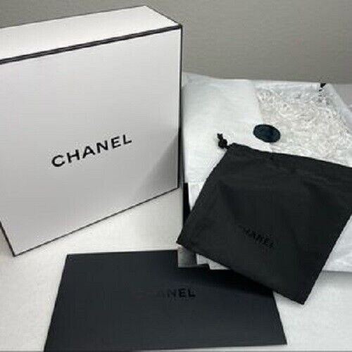 CHANEL Gift Boxes, Bags Authentic Black & White NEW (large, Small, Clutch,  Bag)