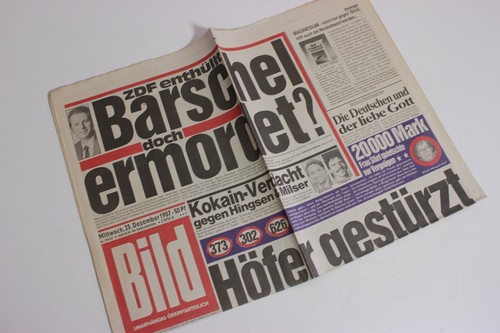 Journal BILD 27.12.1984 - Allemand - Cadeau Anniversaire 36-39 Ans - Vintage