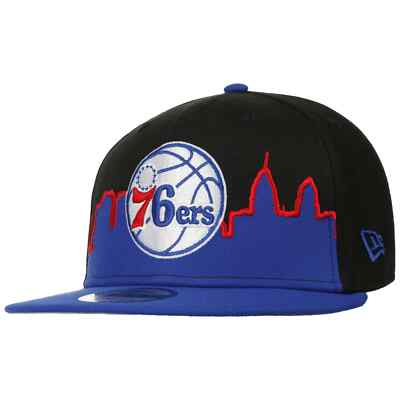NEW ERA 9Fifty NBA Tip Off Skyline 76ers Cap Basecap Baseballcap Snapback Flat