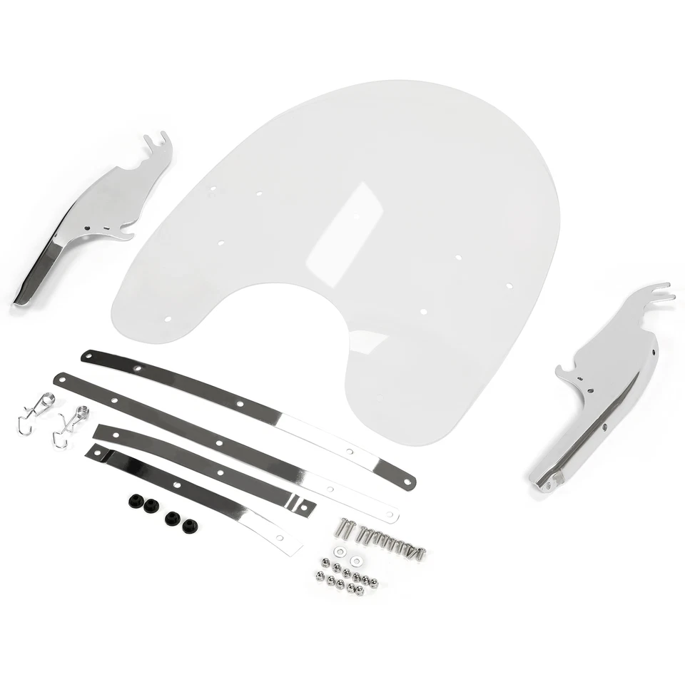 Parabrisas acrílico 26" para Harley Softail Deluxe Fat Boy FLS 2000-17 Foto 4 de 4