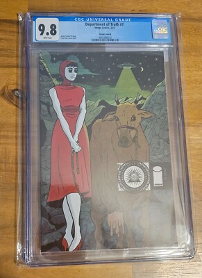 Department of Truth 7 Boss Variant Cover B CGC 9.8