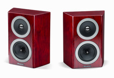 Wharfedale Reva Sr Surround Speakers Deep Rosewood Piano Finish. Open Box