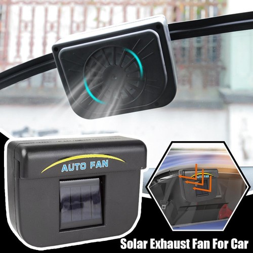 Universal Mini Solar Car Exhaust Fan Window Windshield Exhaust Port Exhaust F5T3 - Picture 5 of 16