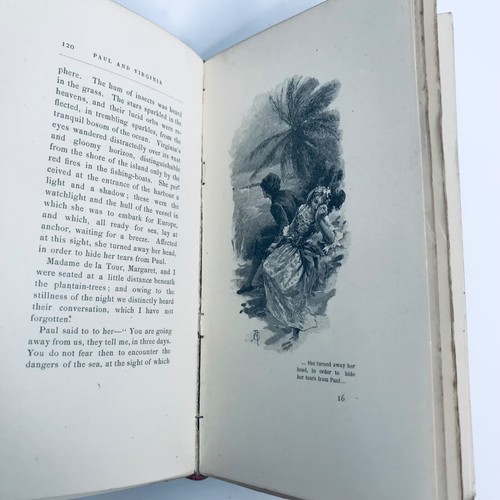 Paul and Virginia by B. De Saint Rare Antique Pierre 1894 Small Book - Picture 12 of 24