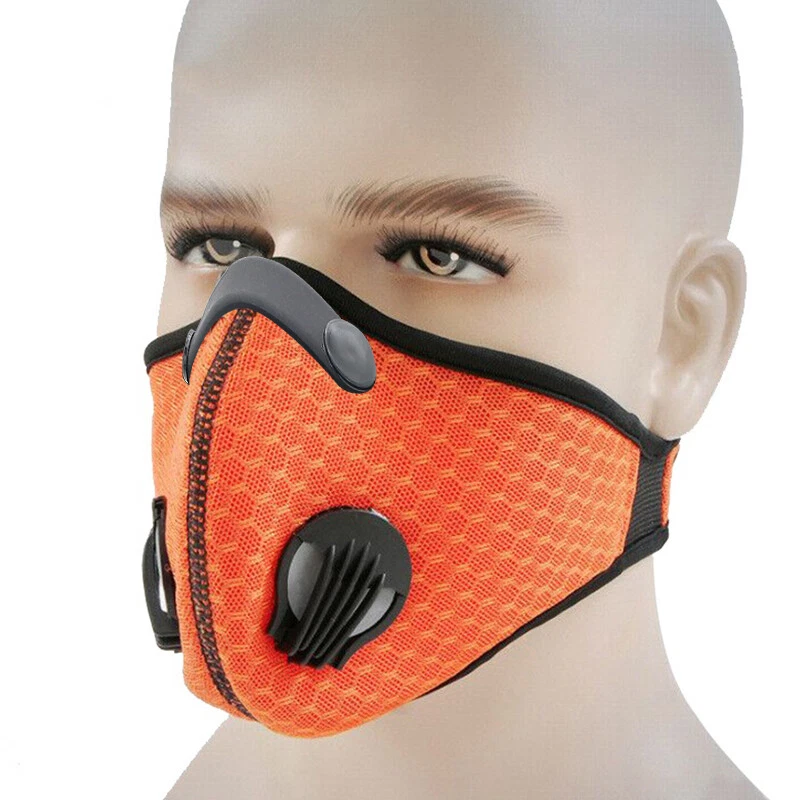 Media máscara facial para deportes al aire libre anti PM2.5 Haze máscara bucal bicicleta ciclismo máscara Foto 3 de 4