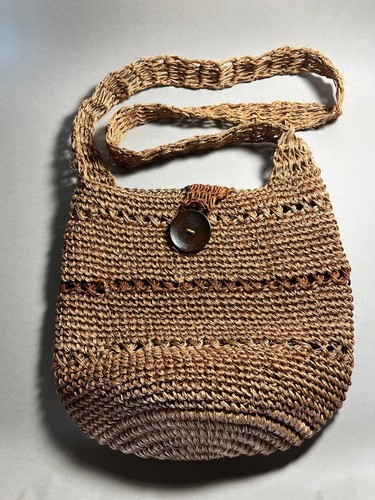 Borsa Tracolla Artigianale Da Donna In Juta Naturale Colombiana - Foto 5 di 21