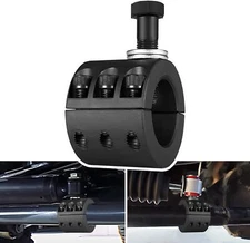 Steering Stabilizer 1-3/8" OD Tie Rod Clamp for Jeep Wrangler JK TJ MJ 07-18